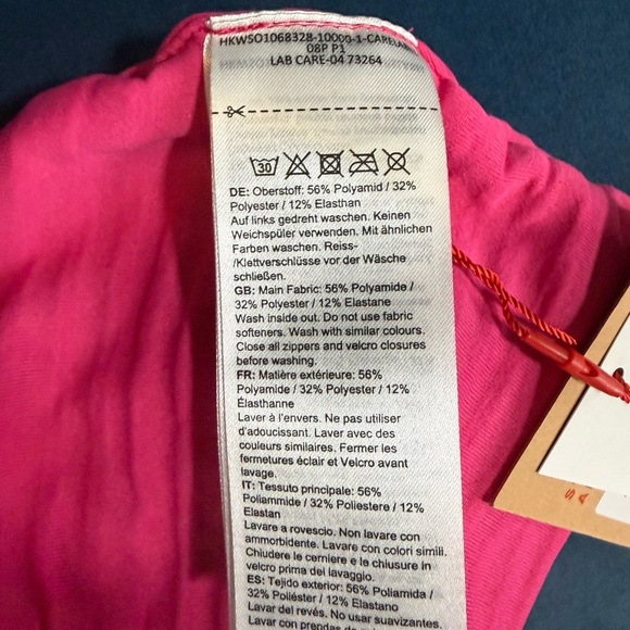 Mammut Bright Pink Beanie Hat One Size Bluesign - Picture 4 of 5